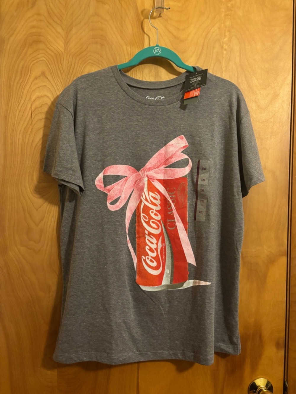 Coca-Cola Gray Tee with White Logo